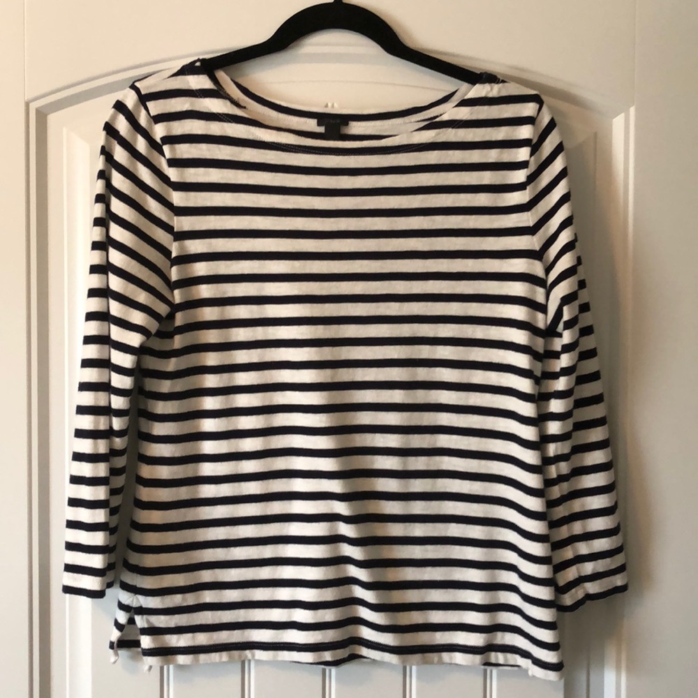 J. Crew Factory Boat Neck Top Size M